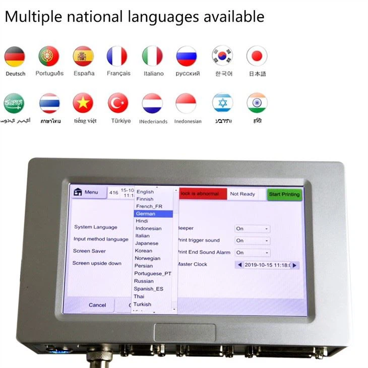 Egg Assembly Line Inkjet Printer